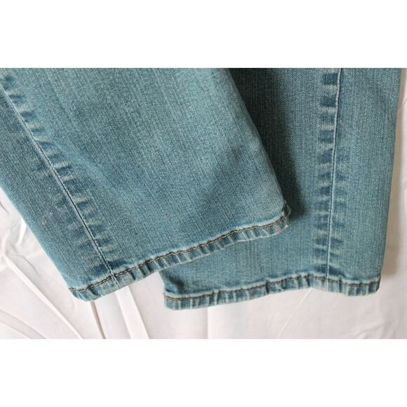 LEVIS 505 Men Jeans Size 34x34 Blue/Straight Leg/medium wash denim *Nice - Picture 6 of 10
